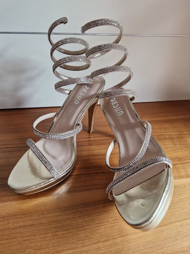 Sexy strass high heels spiral - strass,