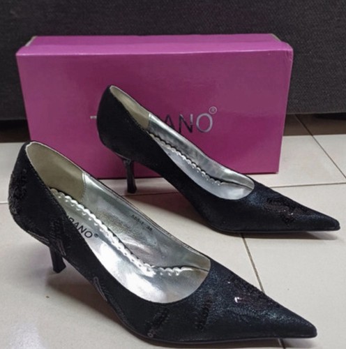 Schwarz high heels pumps - heels,