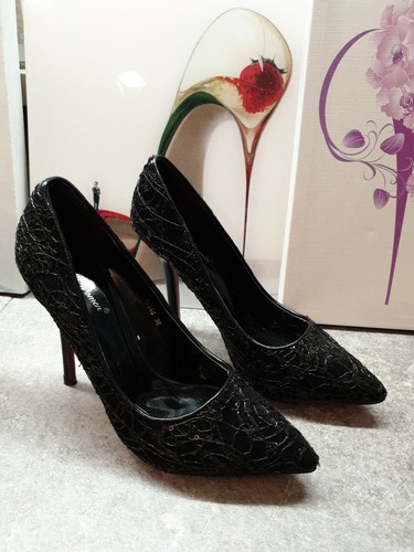 High heels schwarz 36 - high-heels, gr.36
