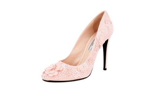 Prada leder pailletten - prada,
