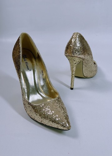 Schuhe damen pumps gold - schuhe,